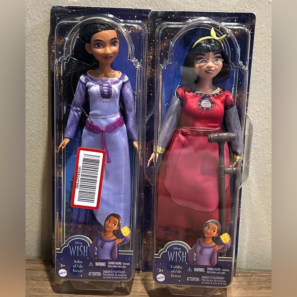 Disney Wish Asha and Dahlia Dolls Set NIB💜